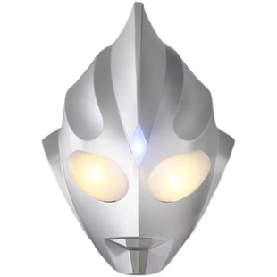 迪迦头盔头套奥特超人儿童成人触摸发光面具曼男孩玩具新年礼物