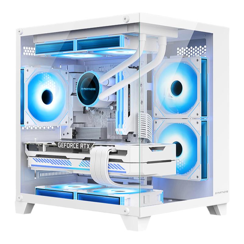 酷耶 14代i7 14700KF二十核RTX4060台式机电脑主机游戏设计渲染水冷DIY组装机