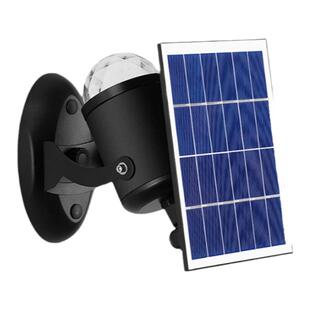 极美3d动态旋转25新款太阳能水波纹户外防水装饰投影洗墙壁氛围灯