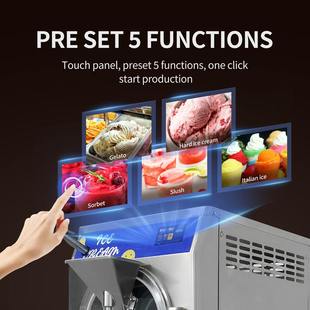 machine cream 60升gelato意式 硬冰淇淋机商用大容量冰激凌机ice