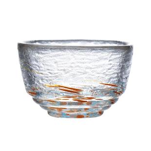 日式彩色玻璃杯果酒杯烧酒白酒杯一口杯烈酒杯花茶杯清酒杯酒具