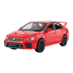 1:30斯巴鲁翼豹WRX STI合金车模收藏摆件男孩赛跑车玩具汽车模型