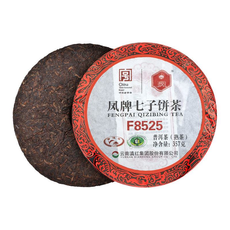 凤牌云南普洱茶357g临沧普洱熟茶
