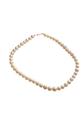 飞鸟屿城珍珠项链女ins博主同款