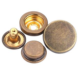 扣子按压式按扣免钉扣金属暗扣四合扣外套摁扣子母扣安装衣服纽扣