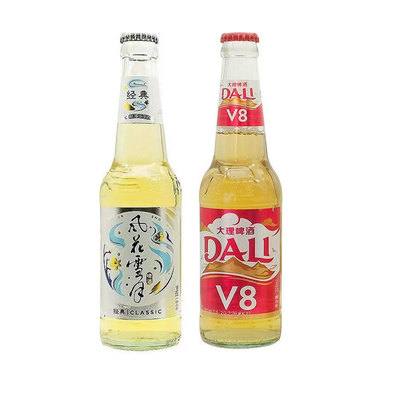 大理V8啤酒风花雪月麦啤罐装黄啤