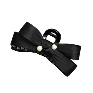 气质真丝抓夹女高级感轻奢鲨鱼夹后脑勺发夹2026新款发抓高端发饰