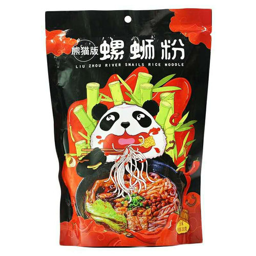 厂家直供 广西味哲螺蛳粉 315g*8袋装原味熊猫版螺丝粉方便速食