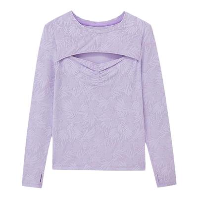 ANNA SUI安娜苏运动 探索系列 提花镂空运动t恤吸湿速干3A抗菌