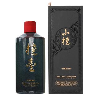 檀台【小檀】彩釉53度425ml高档白酒贵州大曲坤沙迎宾宴会礼盒