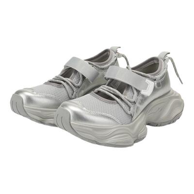 夏薄款玛丽珍魔术贴休闲运动鞋