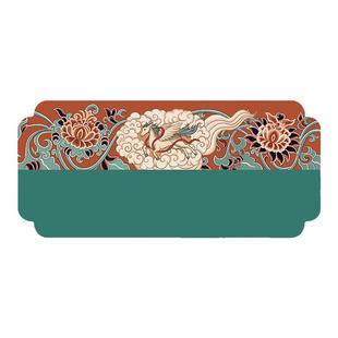 中式禅意茶席茶具茶桌垫布干泡小茶席茶旗一人桌旗防水茶桌布垫子