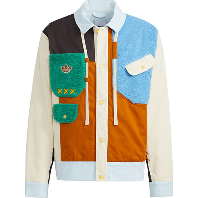 Adidas/阿迪达斯正品三叶草木偶系列男子休闲夹克外套HC0346
