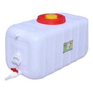带水龙头货车洗手水箱大容量塑料水桶车载户外卧式储水罐塑料桶方
