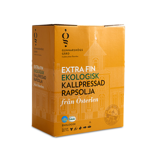 瑞典原装进口欧盟有机菜籽油非转基因冷榨初榨低芥酸食用油家用3L