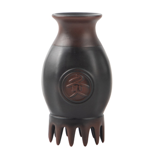 砭石头疗艾灸罐随身灸家用头部艾灸神器温炙梳美容院全身按摩走罐