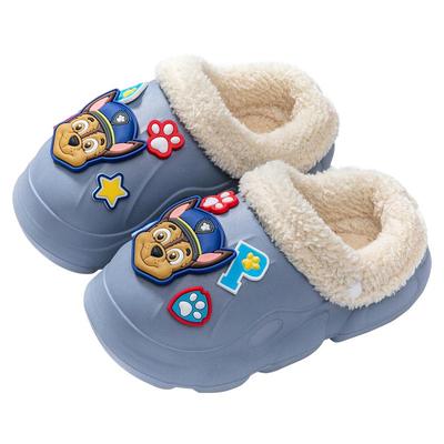 汪汪队儿童棉拖鞋秋冬季防水防滑