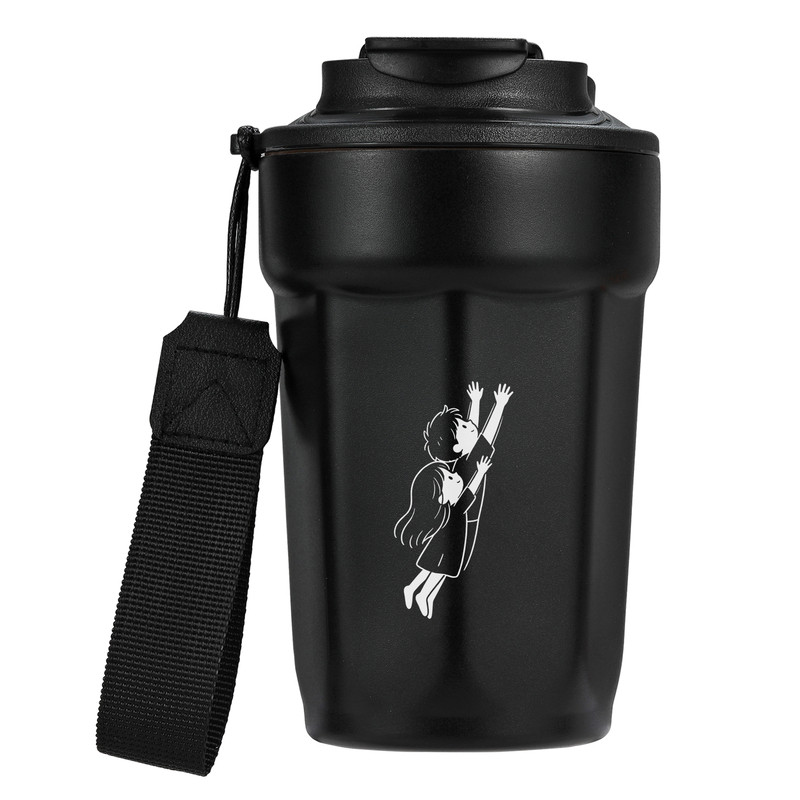 450ml316不锈钢咖啡杯定制LOGO