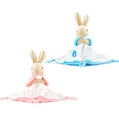 宝宝毛绒玩偶安抚巾比得兔礼物