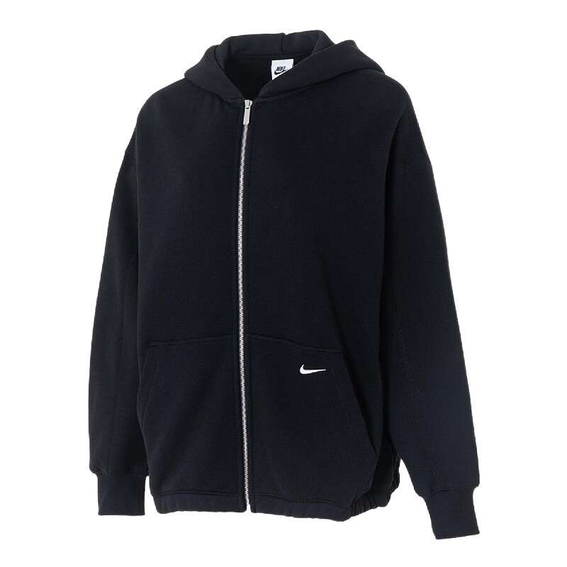 Nike耐克外套女春季新款宽松休闲跑步上衣针织连帽夹克HV1950-010