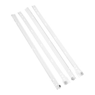 二节抽屉滑道轨道侧装床头衣橱柜滑轨导轨托底老式拉轨滑轮轨道条