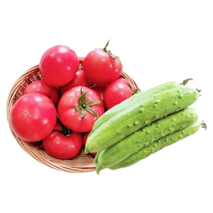 白玉黄瓜普罗旺斯西红柿双拼顺丰新鲜水果农家自然熟孕妇青瓜番茄