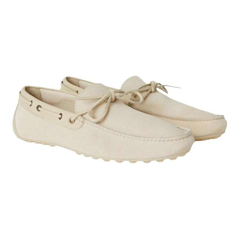 Loro Piana/诺悠翩雅男鞋小牛皮绒面革莫卡辛软底鞋乐福鞋