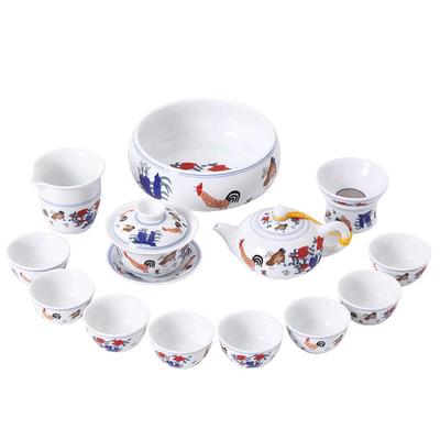 景德镇白瓷品茗杯功夫茶具