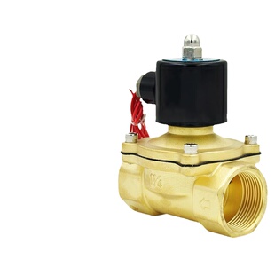 SYPC常闭电磁阀水阀2W控制阀AC220V DC24V气阀2分4分6分1寸开关阀