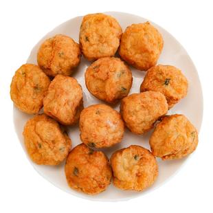 湖北藕丸子莲藕圆子武汉特产赤壁过早火锅食材新鲜藕园油炸半成品