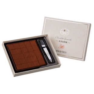 法布朗纯可可脂生巧巧克力礼盒装黑松露抹茶味零食生日礼物手工