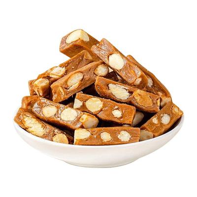 一口就爱上！海盐巴旦木太妃糖法式杏仁扁桃仁焦糖坚果小零食糖果