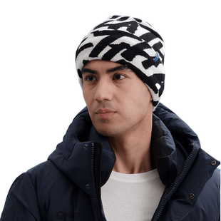 HALTI哈尔迪男女同款针织帽冬季保暖时尚帽子毛线帽HCADP08119S