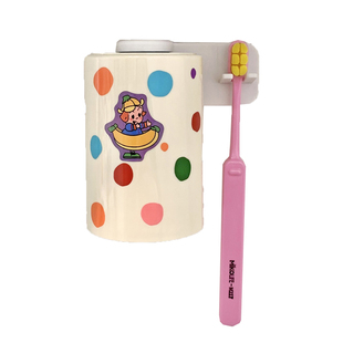 可爱洗漱杯情侣磁吸漱口杯牙刷置物架儿童牙缸壁挂式学生宿舍牙杯