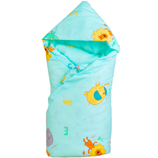 秋冬初新生儿抱被宝宝手工棉花婴儿包被纯棉花内胆裹被活胆脱卸被