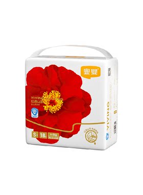宜婴红遇山茶拉拉裤弱酸亲肤