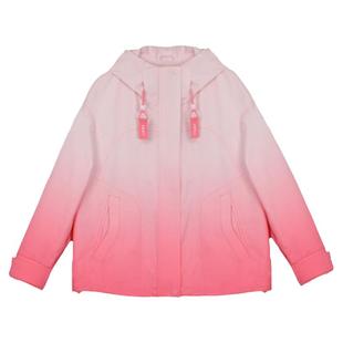 YAYA鸭鸭2025春季新品时尚休闲短款冲锋衣户外三防连帽宽松外套女