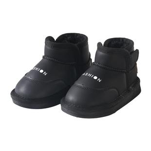 欧孕儿童雪地靴男女童冬季2025新款防水防滑加绒加厚宝宝保暖棉鞋