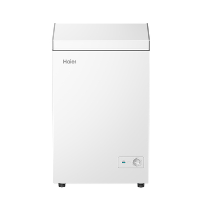 [重磅新品]海尔100升冰柜商用小型家用1级冷冻冰箱减霜