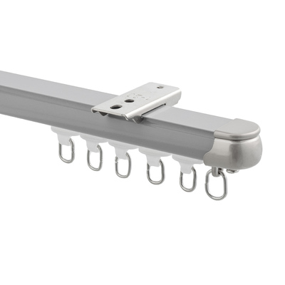 纳米静音窗帘轨道顶装侧装