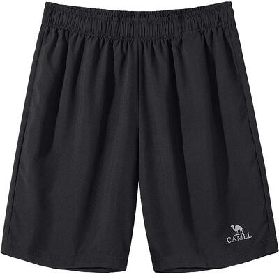 骆驼休闲裤男款梭织短裤