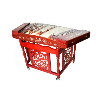 402扬琴乐器专业演奏杨琴乐器仿花梨木扬琴初学入门考级 荷塘月色