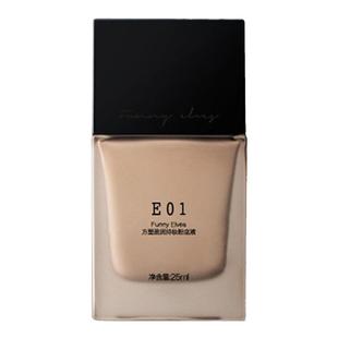 屈臣氏Funny Elves方里盈润持妆粉底液防水耐汗防蹭服帖亲肤控油