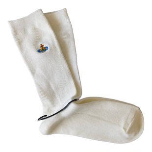 日系土星刺绣纯色简约百搭女中长筒小腿堆堆袜子学院风及膝过膝袜