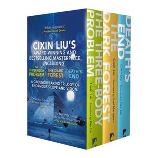 三体英文版 刘慈欣科幻小说经典3册套装 三体1-3三部曲英文原版 The Three Body Problem Cixin Liu 三体原著科幻小说流浪地球作者