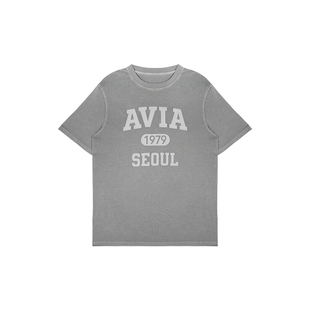 【蔡徐坤同款 | 首尔限定系列】AVIA爱威亚复古做旧男女款T恤上衣