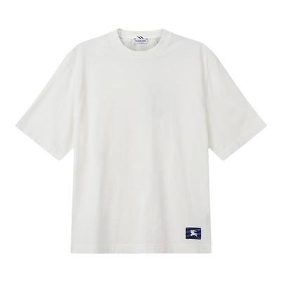 BURBERRY博柏利 男士马术骑士徽标贴花圆领短袖T恤 8083593