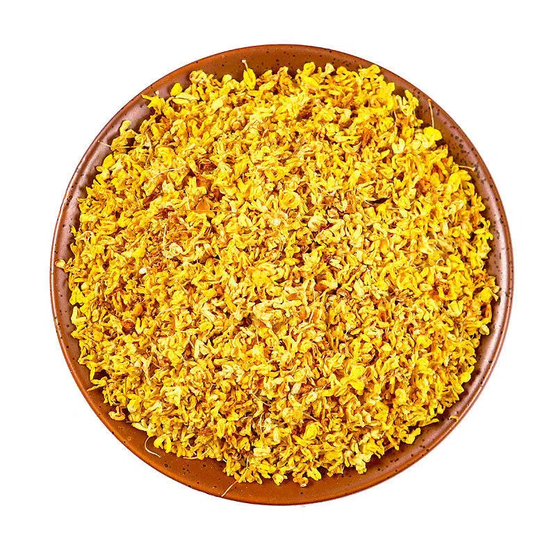 精选金黄完整干桂花茶烘焙