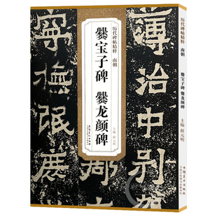 爨宝子碑 爨龙颜碑 南朝 历代碑帖精粹 简体旁注附技法解析 临摹毛笔隶书书法练字帖 安徽美术出版社