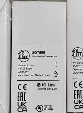 议价易福门UGT509超声波UGT501传感器UGT502 UGT506 UGT507 UGT50